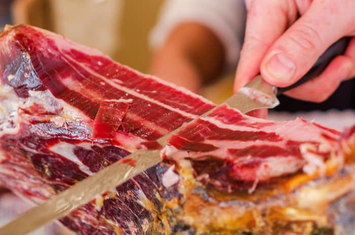 how to cut ham