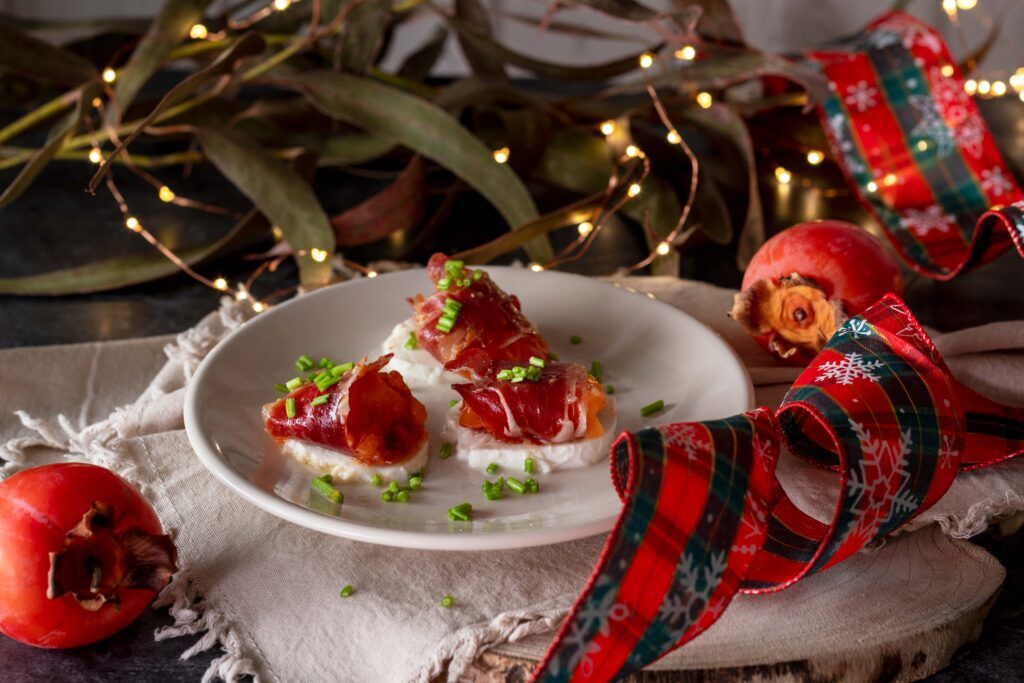 Christmas Appetizers - Persimmon