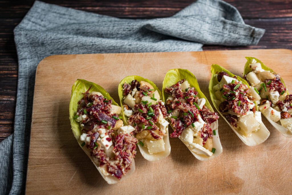 Endive Boats with Ham