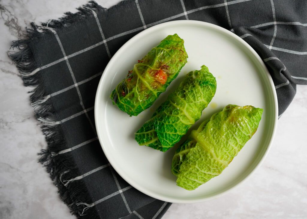 Frühlingsrollen mit Schinken